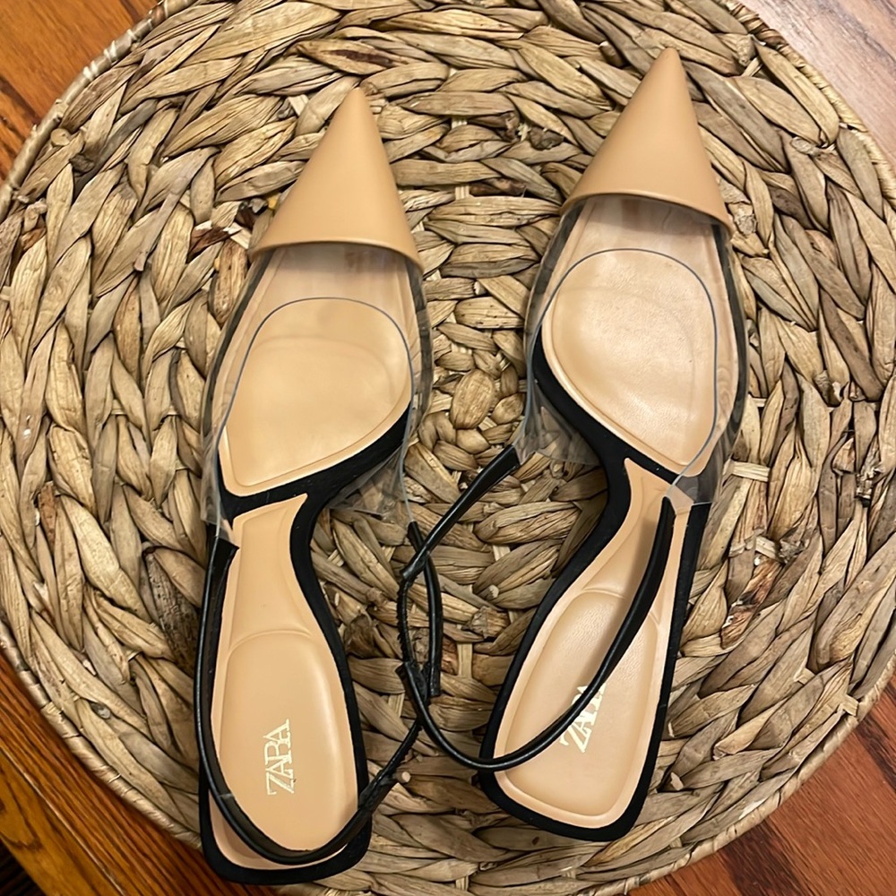Black & Tan Low Heel